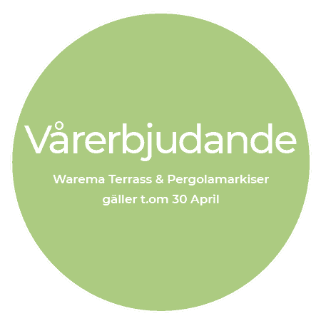 Vårerbjudande markiser Cirkel Markiserbjudande Warema markiser